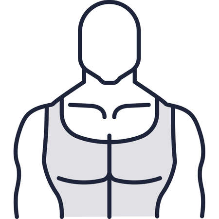 Sport trainer outline vector icon on whiteのイラスト素材