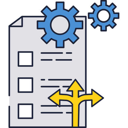 Data information managing vector digital doc iconのイラスト素材
