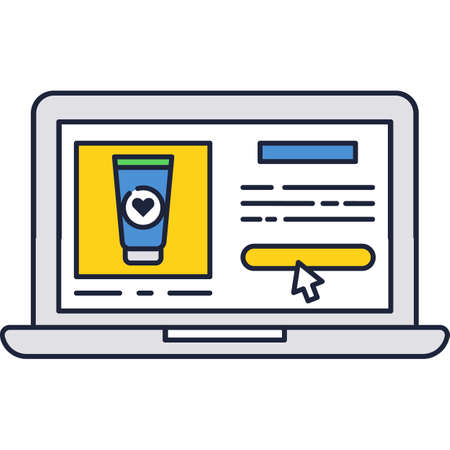 Online store delivery shop sale vector iconのイラスト素材
