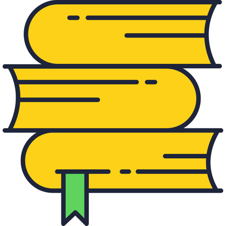 Exercise book icon vector isolated stack on whiteのイラスト素材