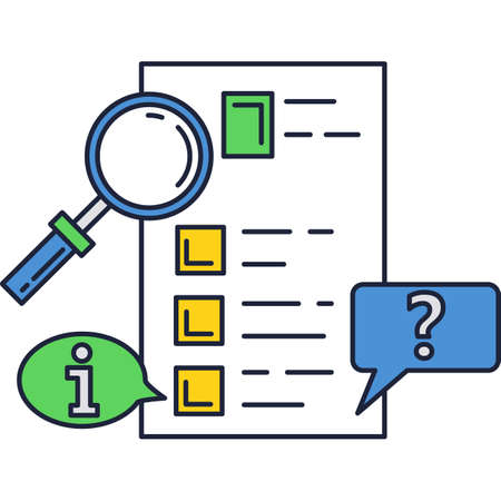 FAQ mobile phone service vector icon isolatedのイラスト素材