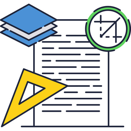 Edit icon vector text document flat pictogramのイラスト素材