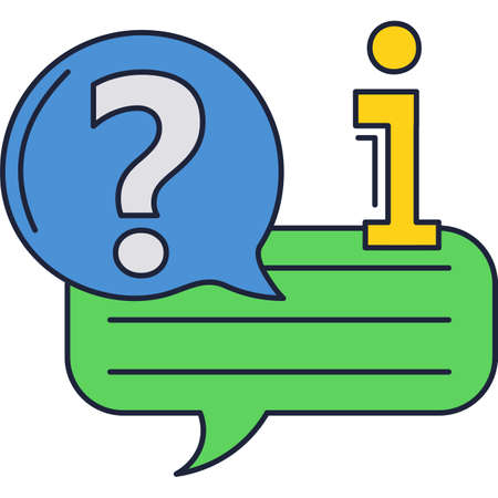 Quiz speech bubble icon vector designのイラスト素材