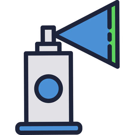 Football pipe icon soccer horn vuvuzela vectorのイラスト素材