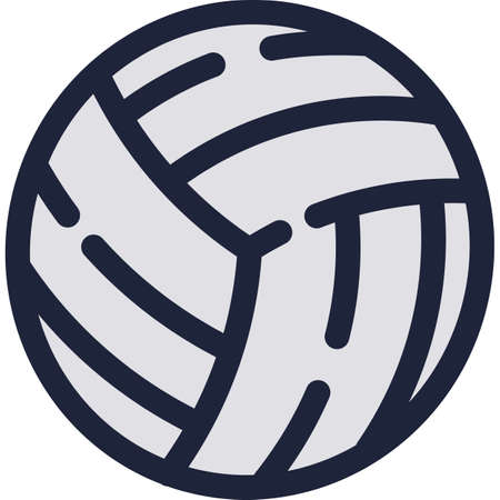 Beach volley ball icon vector isolated designのイラスト素材