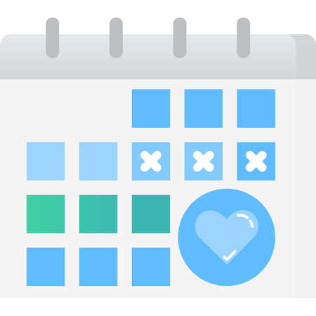 Calendar icon vector with date event scheduleのイラスト素材