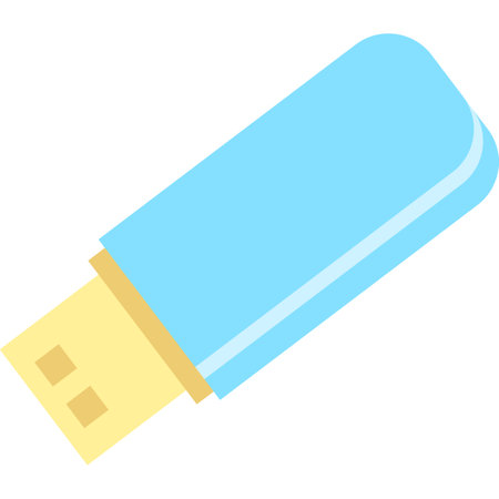 Usb flash drive stick icon memory disk vectorのイラスト素材