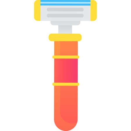 Shaver vector flat icon barber care equipmentのイラスト素材