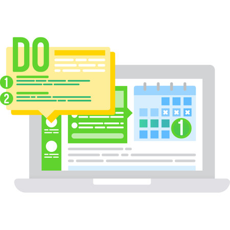 To-do list task mobile application vector iconのイラスト素材