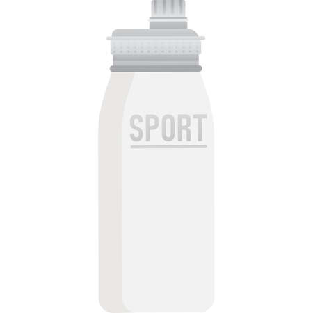 Sports bottle for water or energetic drink iconのイラスト素材