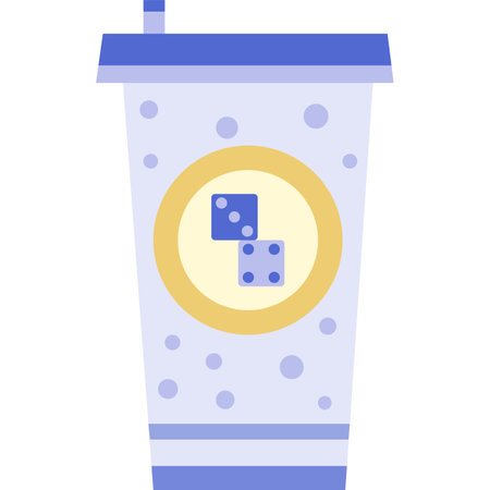 Takeaway paper coffee cup icon branding vectorのイラスト素材