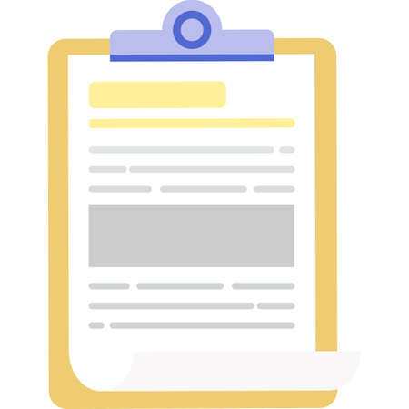 Risk data document icon report checklist vectorのイラスト素材