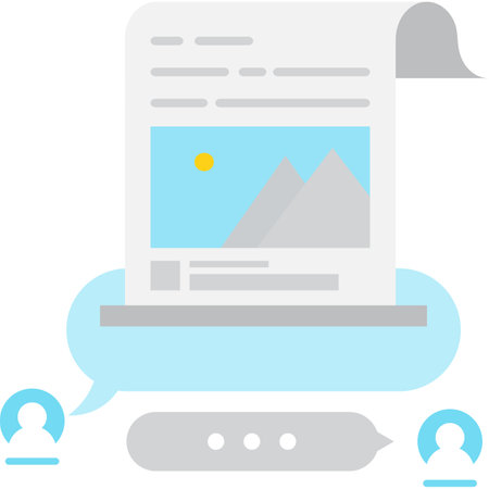 Message chat vector online conversation flat iconのイラスト素材