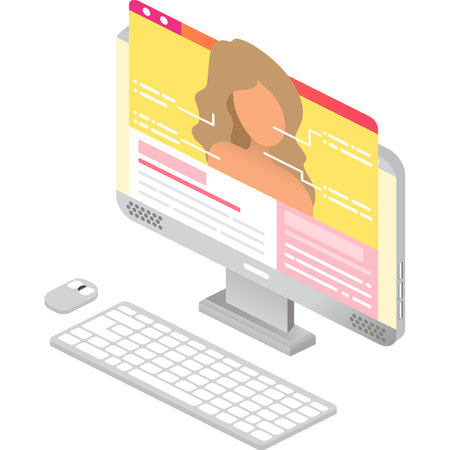 Discount account service 3d icon vector computerのイラスト素材