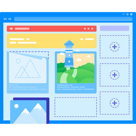 Graphic web design develop vector icon isolatedのイラスト素材