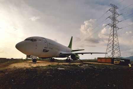 Abandoned plane in baliの素材