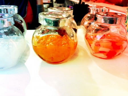 Jelly for ice cream and ice blended preparationの素材