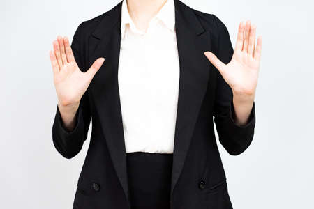 The posture of a professional in physical expression.の写真素材