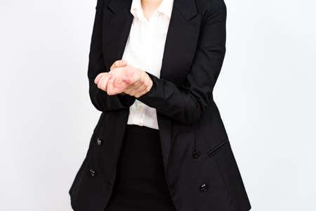 The posture of a professional in physical expression.の写真素材