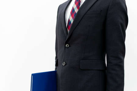 A professional man in a suit.の写真素材