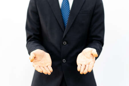 A professional man in a suit.の写真素材