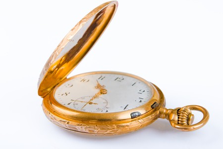 Pocket watch made of red gold
