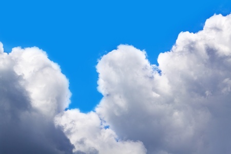 Blue sky with clouds for a background