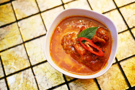 Thai Massaman Chicken Curryの写真素材