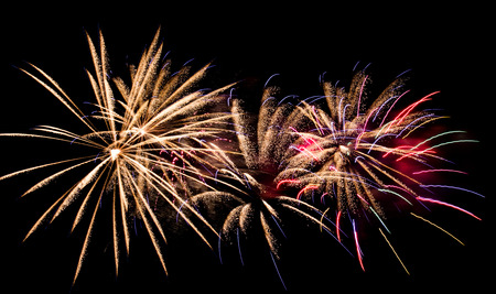 International fireworks competition in Montrealの写真素材