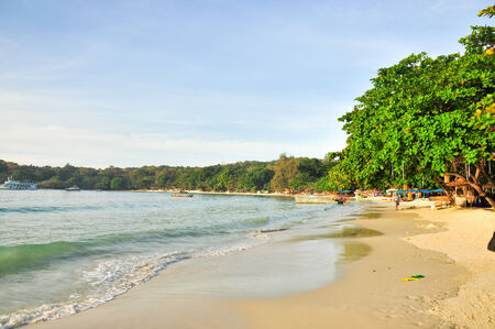 The beach Kao Samat in Thailand,Kao Samat is the island of Thailand have the many people travel everytime のeditorial素材