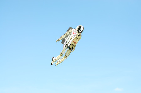 Robot flyingの写真素材