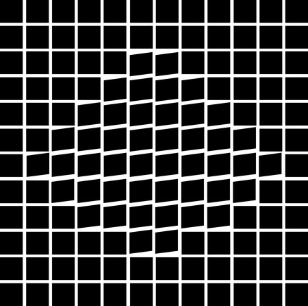 Abstract geometric background. Optical illusions, 3D squares. Seamless textureのイラスト素材