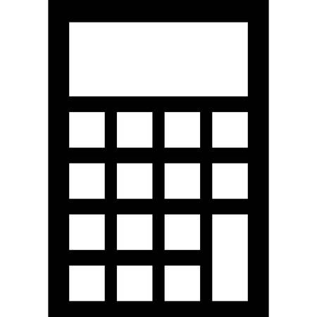 Calculator Icon Vectorのイラスト素材