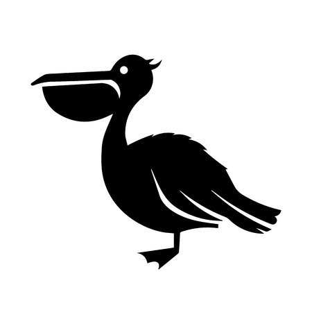 Pelican Icon Vectorのイラスト素材