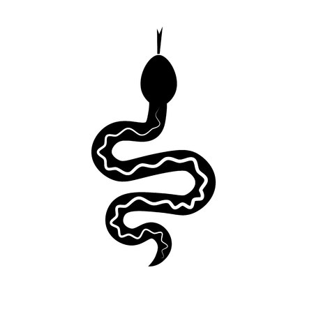 Snake Icon Vectorのイラスト素材