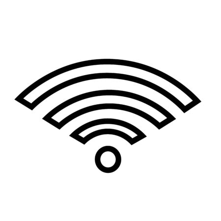 WiFi Icon Vectorのイラスト素材
