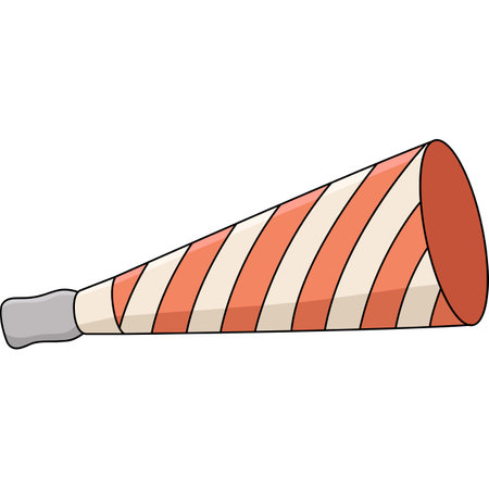 Trumpet Cartoon Colored Clipart Illustrationのイラスト素材