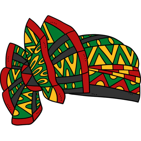 Headwrap Cartoon Colored Clipart Illustrationのイラスト素材