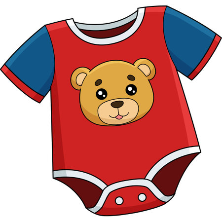Baby Shower Baby Boy Onesie Cartoon Clipartのイラスト素材
