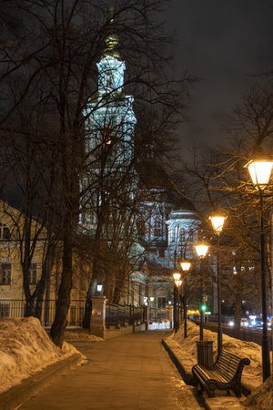 Yelokhovo Cathedral, Moscowの写真素材