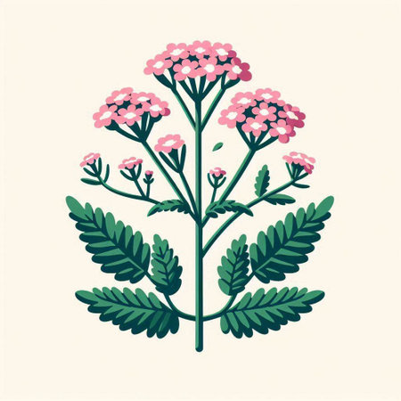 Flowerpot with pink hydrangea flowers. Vector illustration.のイラスト素材