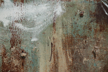 peeling paint on iron background