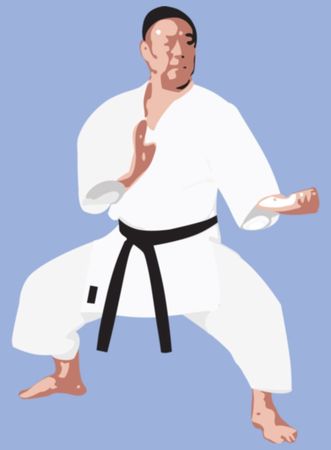 Karate Manの写真素材