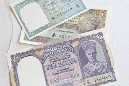 Indian rupees dating from the 1940s