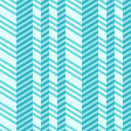 Geometrical seamless flat pattern with 3d illusion. Vector illustration. No gradients, no effects - only plain colors.のイラスト素材