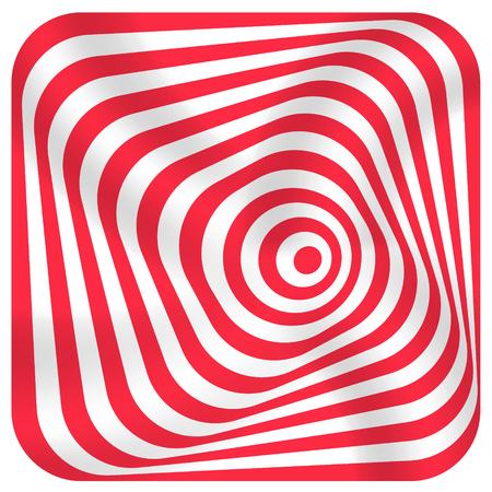 Abstract background in Opt Art style. Vector illustration.のイラスト素材