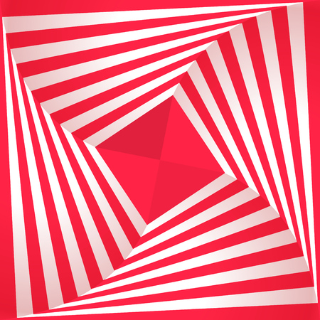 Abstract background in Opt Art style. Vector illustration.のイラスト素材