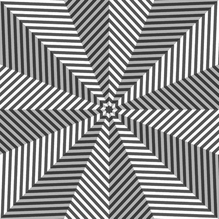 Abstract background in Opt Art style. Vector illustration.のイラスト素材