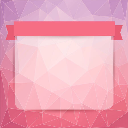 Colorful abstract geometric background with triangular polygons  low poly   Vector illustration のイラスト素材