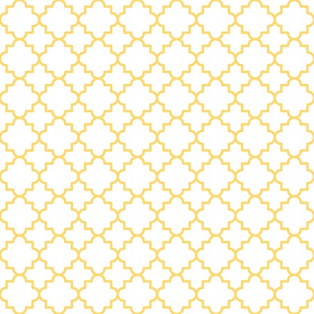 Traditional quatrefoil lattice pattern  Seamless vector background 